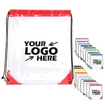 Transparent Waterproof Drawstring Backpack